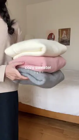 Áo len trơn basic dáng lửng #foryou #xuhuong #áolen #tipphoido #outfitinspo #sweater #cleangirl #winter 