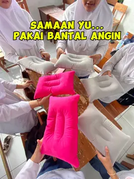 Bantal angin viral🥰 cek keranjang kuning yaaw👆🏻👆🏻 #4u #fyp #fypシ゚ #bantalangin #fyppppppppppppppppppppppp #tidur #sekolah #foryou 