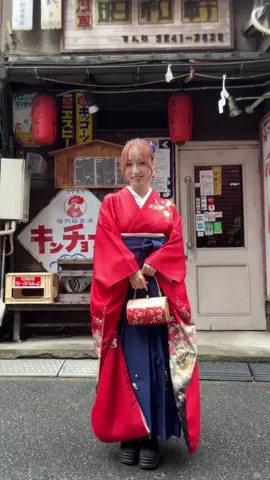 My graduation outfit 🍁 #kimono #kimonorentalyae #yukata #asakusa #tokyo #japan #fyp 