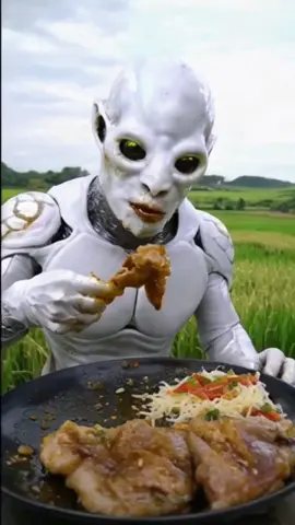 #ufo #alien #eating