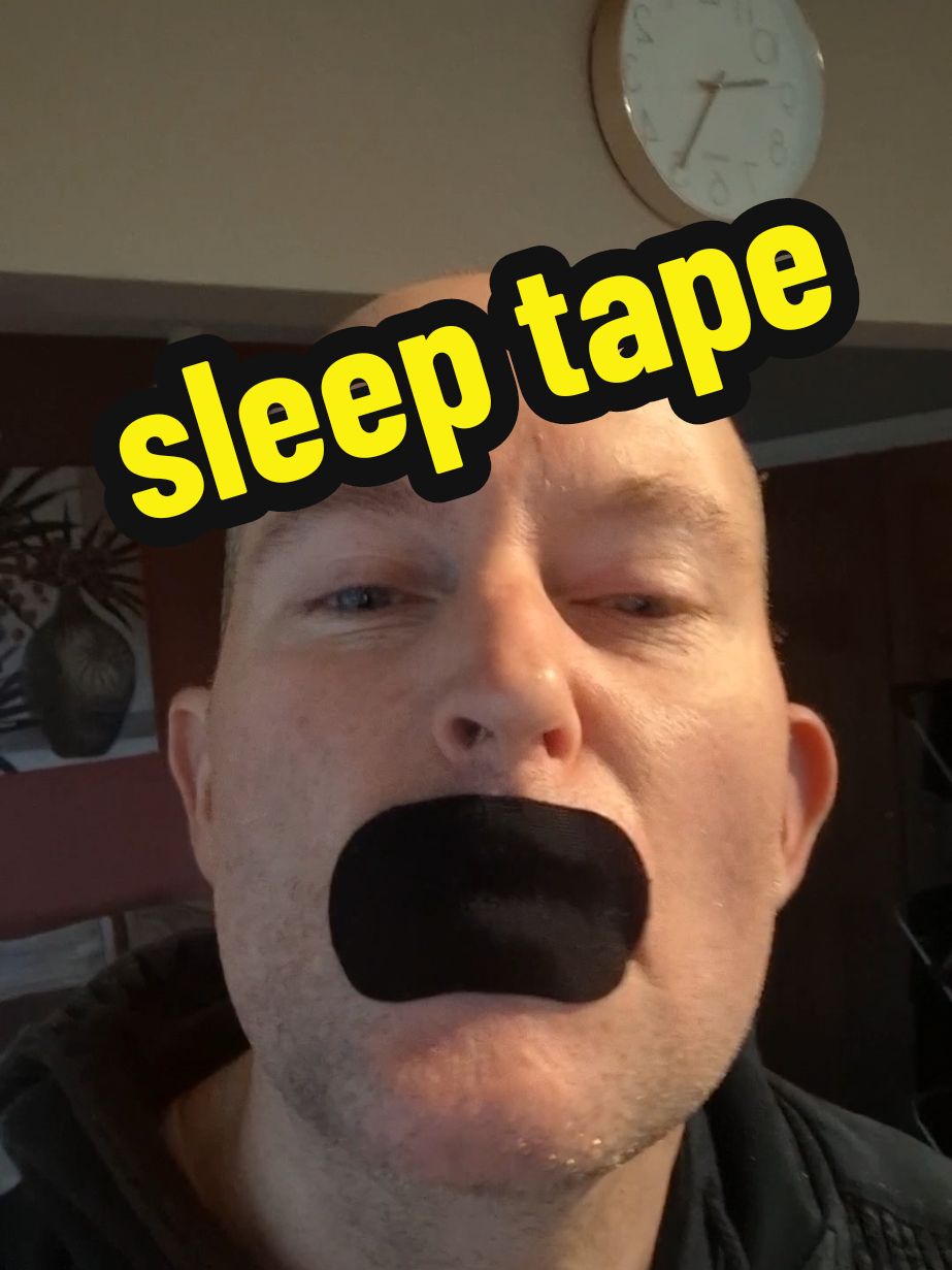 STOP SNORING #likealog  #sleepstrips  #sleeptape 