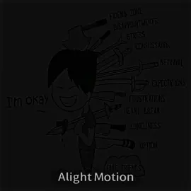 I'm okay 🙂 .  .  .  .  .  #savannah #unflopthistiktok #homlima #lucta🌝 #unflopme #foryoupage #fyp #tiktok #alightmotion #unflop #stress#option#fakefriends #backstabber 