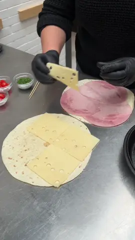 Christmas Tree Ham _ Cheese Tortilla Breakfast_ A tree-mendous start to the day 🥓🌟#fyp #foruyou #tiktok #usa🇺🇸 