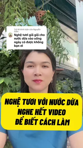 Trả lời @Nguyễn Gấm #yenbui_td nghệ tươi nấu với nước dừa trào ngược viêm loét lánh xa#traonguocdaday #viemloetdaday #suc_khoe_la_vang #xuhuongtiktok 