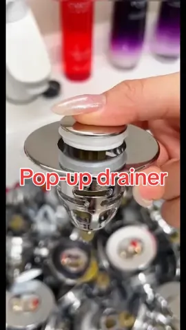 Pop-up drainer. #popupdrain #bathroom #waterdrainage #bathroomupgrade #functionalaccessories #bathroommusthave #foryou 