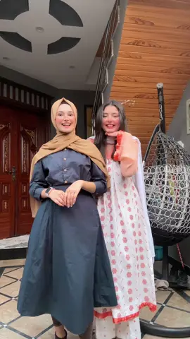 Bestie 🙈🤍 #eman #emanshehzadi #hijabigirl #beauty #foryou 