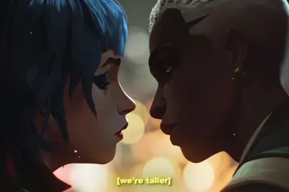 I’m sure we’re taller in another dimension // #powderarcane #ekko #ekkoarcane #jinx #arcaneedit #ekkoedit #jinxedit 