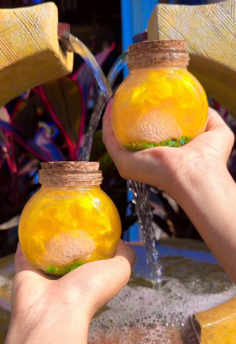 🧠Mind your business🤫 sacred spells for {focus, clarity, peace & happiness} Made with ⛲️ Fountain water 💦 properties- {cleansing, abundance, peace, healing & happiness} 💚Green fluorite crystals💚  {stabilizes your energy that helps calm the mind & reduce distractions, keeping you focused on your tasks} 💚Amazonite  crystals💚 {helps you build, set & keep boundaries, overcome feelings of loneliness, dispels negative energy, promotes solitude, personal growth & enhances mental focus on yourself} 🧠Brain🧠 symbolizes {awareness of self & others, creativity & intuition} *The brain encourages you to control your thoughts & prioritize what really matters. 💛Yellow potion🫧 {for happiness, positivity, success & confidence} Sealed with 💙Blue candle💙 {promotes focus, stability, clarity & peace of mind} 🔮 #ehlloart #healingart#arttherapy#mindyourbusiness#mindset#privatelife#privacy#unknown#peaceful#inspiration#focusonyourself#colormagic#witchcraft#ad 