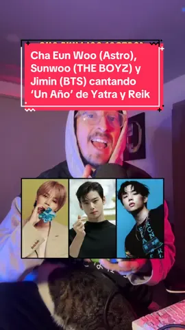 Cha Eun Woo (Astro), Sunwoo (THE BOYZ) y Jimin (BTS) cantando ‘Un Año’ de Yatra y Reik. #astro #bts #theboyz #chaeunwoo #jimin #sunwoo #yatra #reik