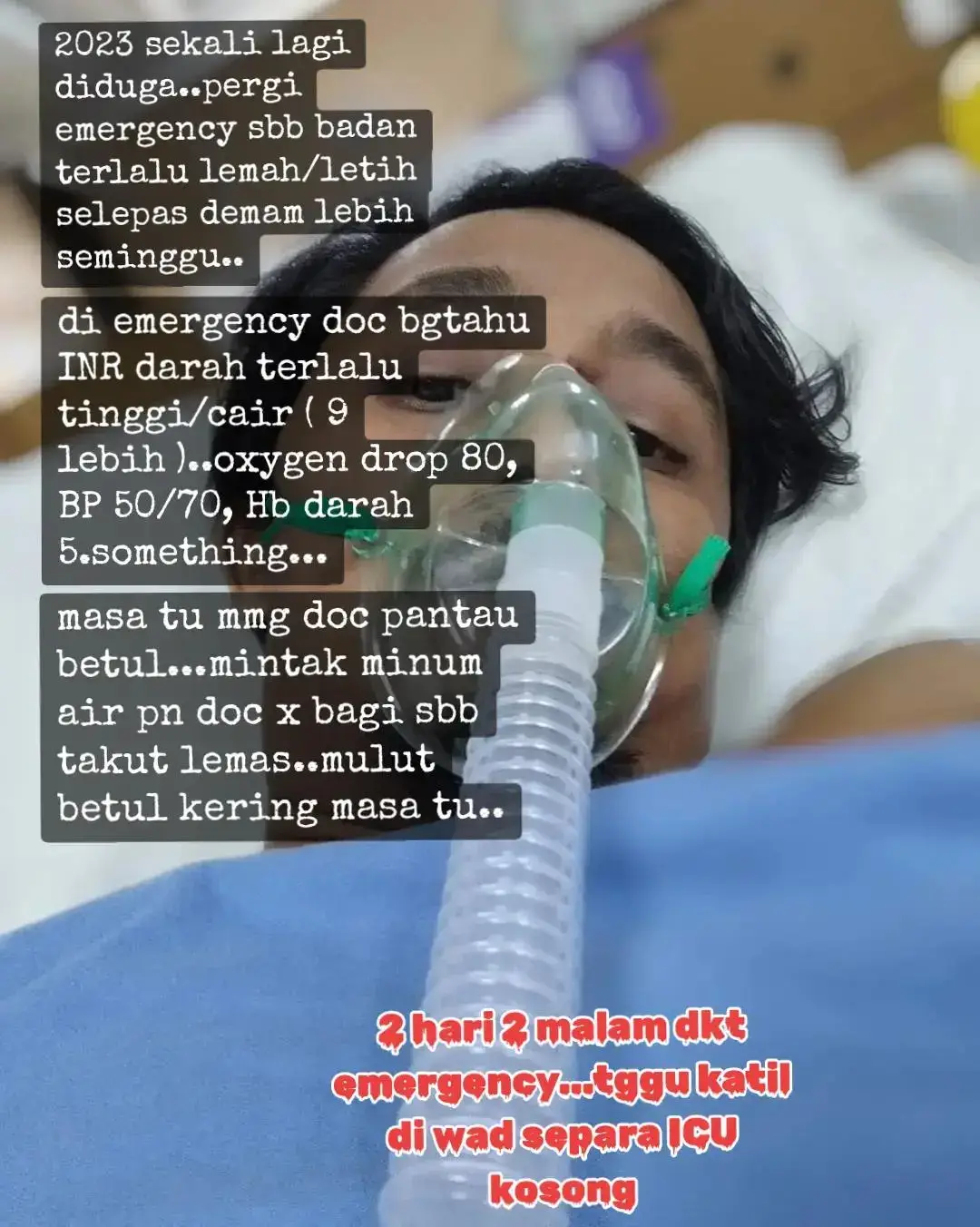 Ni jadi sebab terlebih makan ubat disebabkan demam menjadikan darah menjadi cair...terfikir jgk klu la darah cair tu ada kt kepala...tak tahu kt mana skrg ni...risiko dimana2...makan ubat utk pulih tapi terlebih ubat jadi bahaya jgk... syukur masih pjg umur wlpn... #pendarahandalamperut #warfarin #apixaban #sakitsaraf #medical #spinalarachnoidcyst #spine #cyst #INR #deepveinthrombosis #shunt 