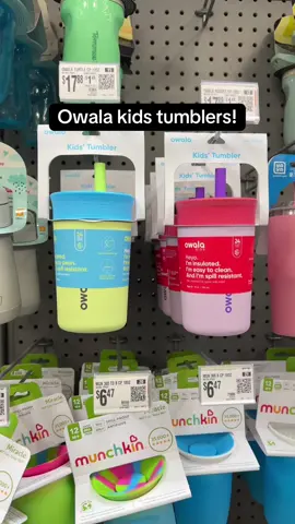 New ar walmart! Owala kids tumblers! Yall better run because these will not last! 🏃‍♀️💨🩷 Check the comments for a link 🫶🏻 #walmartfinds #walmartshopping #owala #owalatumbler #walmartkid #momoflittles 