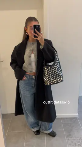 Outfit details of the day 🤝🏼 #OOTD#fitcheck#fallfashion#coatseason#whatiwore#dailyoutfitinspo#tomboyfemme#stylinspo
