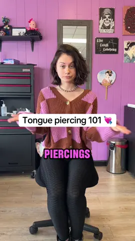 Hard to go wrong with a good ol classic midline tongue piercing 😮‍💨💘 #tonguepiercing #piercings #piercingsoftiktok #piercingtok #piercingstudio #fyp #explore 