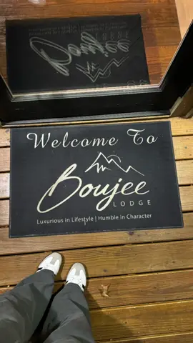Escape the city, but make it boujee.  Code: DJ100 for $100 off @Boujee Lodge  #northgeorgia #cabin #getaway