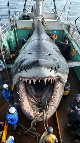 World Largest Giant Shark 😳 #shark #sharks #sharkattack #rare #ai #sharkoftiktok 