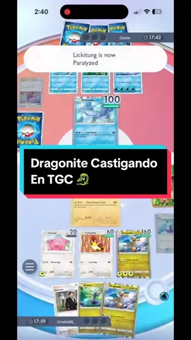 Dragonite pegando Castigo y se rinde al no dromirme 🙂‍↕️ #pokemon #pokemontgc #pokemontgcpocket 
