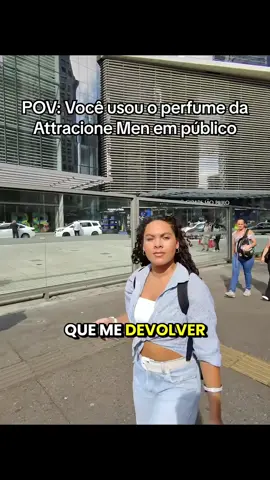 Testando o Attracione Men na prática 😈🤪 #seducao #atracao #perfume 