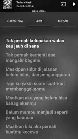 Terima Kasih  Rebellion Rose  #musik #rebelionmusical #songlyrics #songstatus #songs #fyp #fyppppppppppppppppppppppp #liriklagu #fypage #lirik #terimakasih #rebellion 