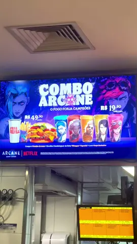 Arcane no BK  #arcane #lol #jinx #vi #bk #burguerking #fy #fyp 