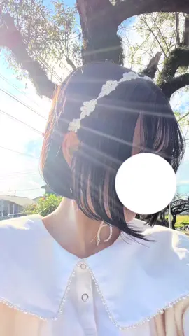 🌼🤍🪡 お花のヘッドドレス編んでみた⟡. ·#編み物 #かぎ針編み #編み物初心者 #編み物好きさんと繋がりたい #お花 #ヘッドドレス #ヘッドドレス手作り #ヘアバンド #ハンドメイド 