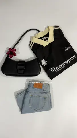 outfit idea >> #oversizedshirt #miniskirtoutfit #outfitideas 