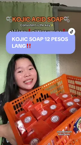 Kojic soap 12 lang 100 grams na 😍✨#kojicacidsoap #kojicacid #kojicsoap #kojic 