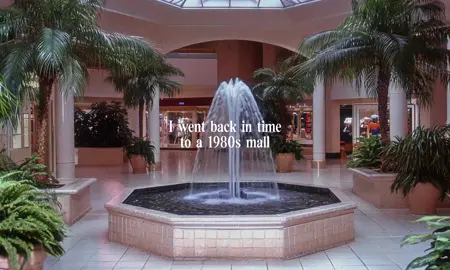 I went back in time to a 1980s mall 🛒 [AI] #1980s #80s #mallsoft #vaporwave #retro 