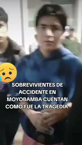 🚨#ÚltimoMinuto: Accidente en Moyobamba: Jóvenes sobrevivientes responsabilizan al chofer de Móvil Bus. Jóvenes sobrevivientes del trágico accidente ocurrido en Moyobamba han señalado al conductor del bus de la empresa Móvil Bus como el presunto responsable del siniestro. Según los testimonios recopilados, el chofer habría intentado adelantar a una furgoneta en una curva cerrada, maniobra que pudo desencadenar el fatal desenlace.  Las autoridades locales continúan investigando las causas del accidente, mientras los afectados exigen justicia y medidas para prevenir futuros incidentes. Seguiremos informando. #fyp😓 #Alerta #videoviral #Viraltitok #Viraltitok #Viral 