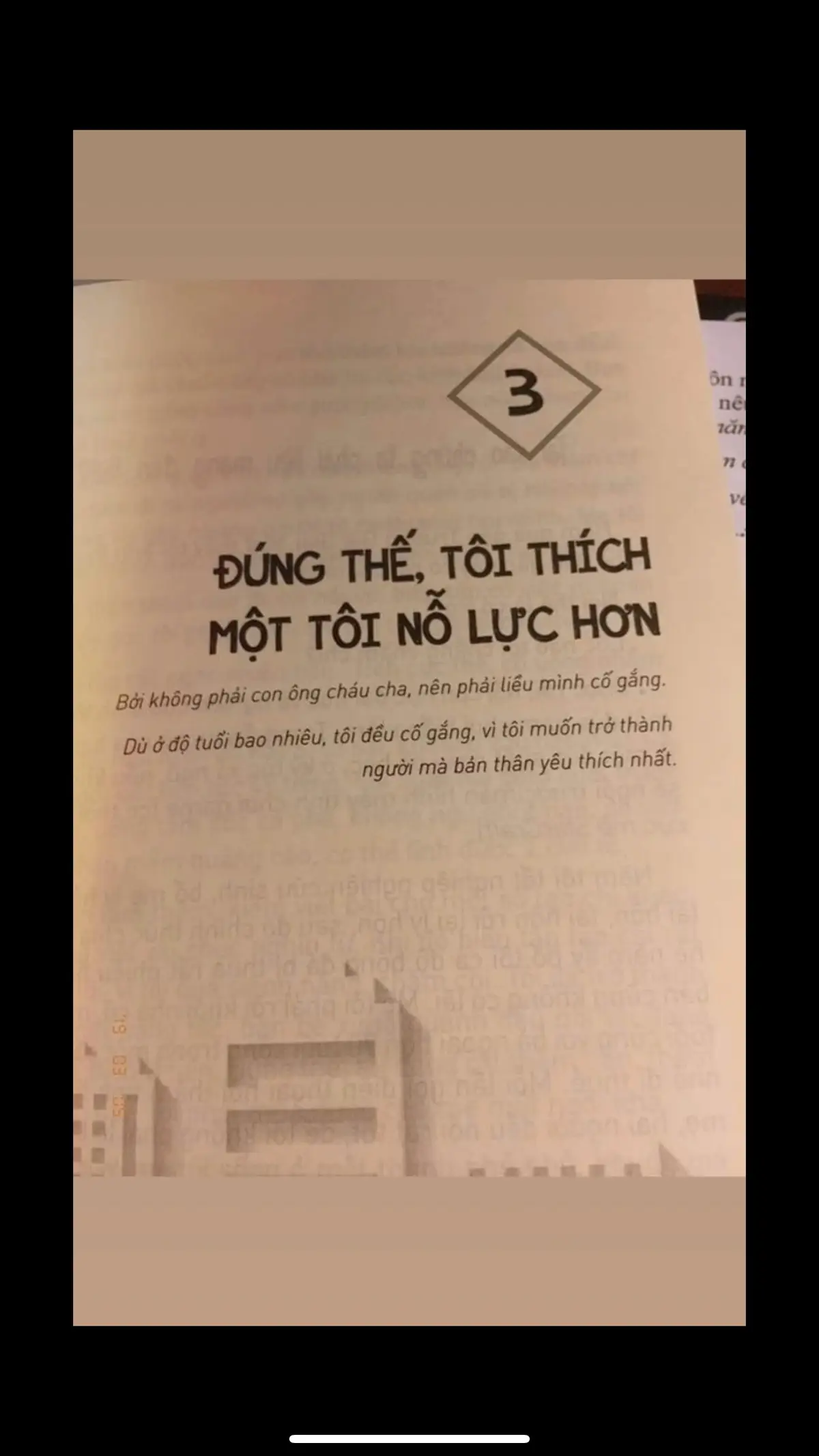 Đúng thế, tôi thích một tôi nỗ lực hơn ! #moingaymottrangsach #xuhuong #thanhxuan #cuocsong 