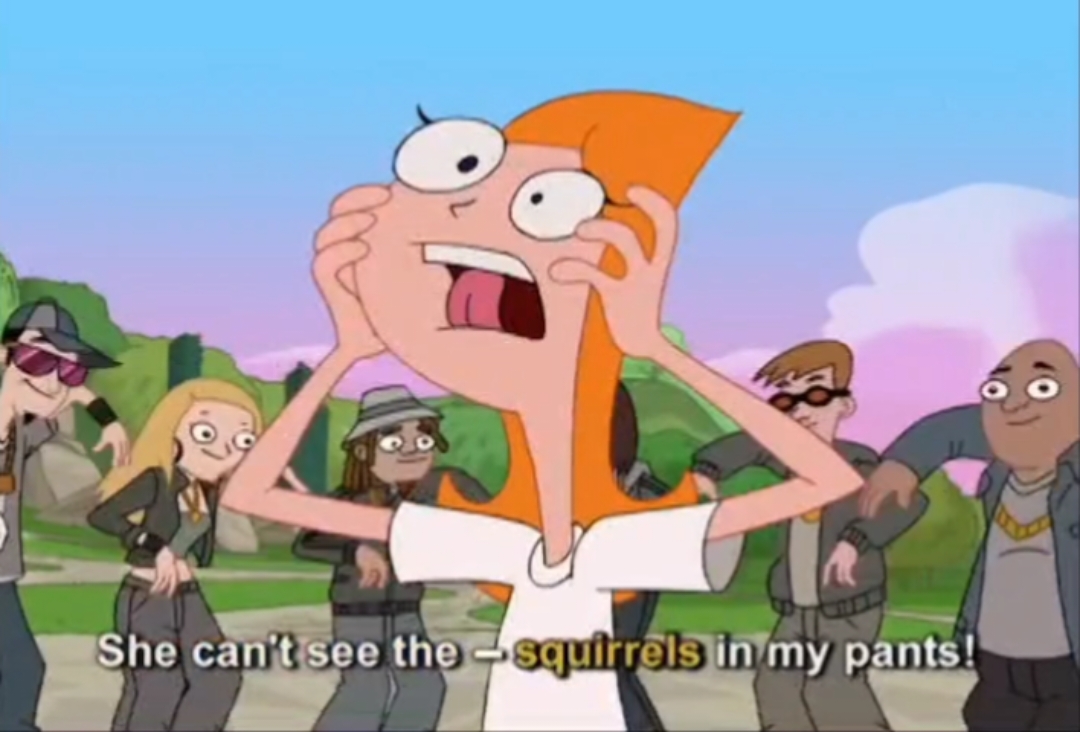 S.I.M.P - Squirrels in My Pants 🌰🐿 (Phineas and Ferb) #desene #deseneanimate #desenepentrucopii #cartoonforkids #animation #animation #nostalgia #squirrel #veverita 