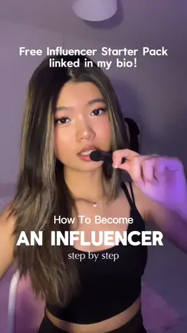 Follow for more : Get my Free Influencer Starter Pack from the link in my bio🫶🏻 #fypシ #foryou #contentcreator #influencertips #influencer #howtobeaninfluencer #influencerbootcamp_series  #creatorsearchinsights 