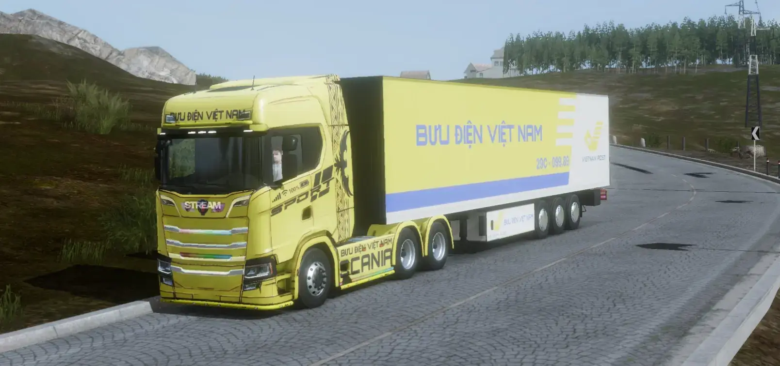 Led ở mặt ga lăng hơi lỗi anh em dùng tạm nhé, tôi sẽ khắc phục sau. Follow để nhận đc skin chất lượng anh em nhé.#xuhuong #truckofeurope3 #TOE3