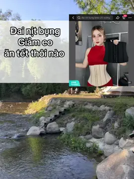 Đai nịt bụng kh lộ đai khi diện đồ #dainitbung giảm eo ăn tết thoai #dai 