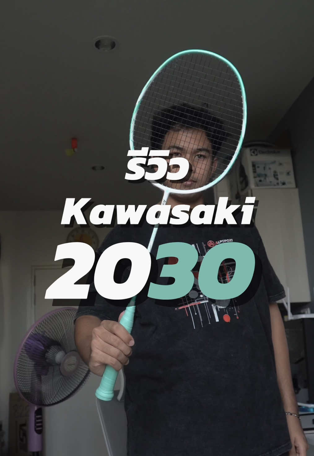 รีวิว kawasaki k2030 เป็นไม้สายคอนโทรลคาวา สีสวย รายละเอียดในคลิปเลยยย  . . . #ไม้แบด #แบดมินตัน #รีวิว #badminton #badmintonracket #kawasaki 