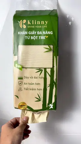 Khăn giấy đa năng từ bột tre. Tiết kiệm và tiện dụng #nhitapriviuuu #review #giaydanang #giayruttreotuong 