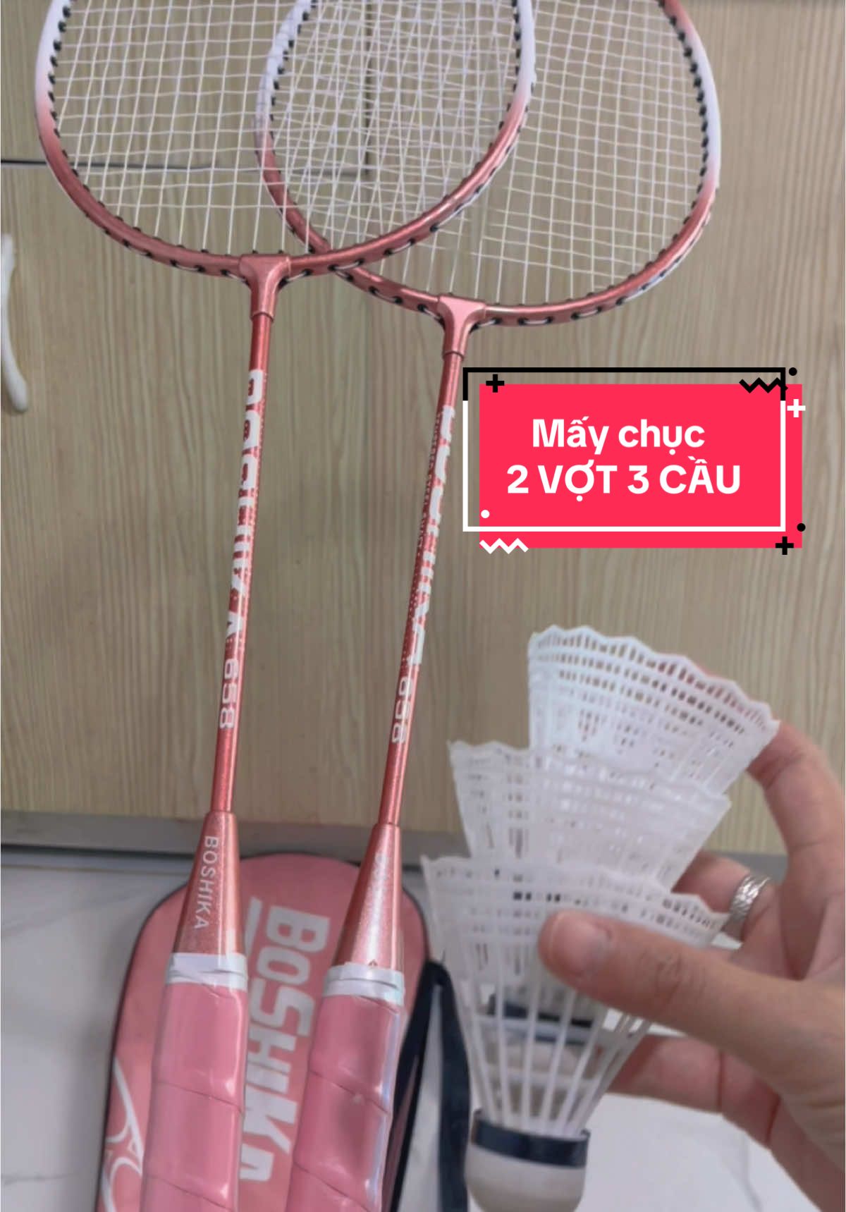 Boshika hồng giá rẻ bình dân #pehaistore #boshika #votcaulong #votcaulonggiare #caulong #caulongthegioi #badminton