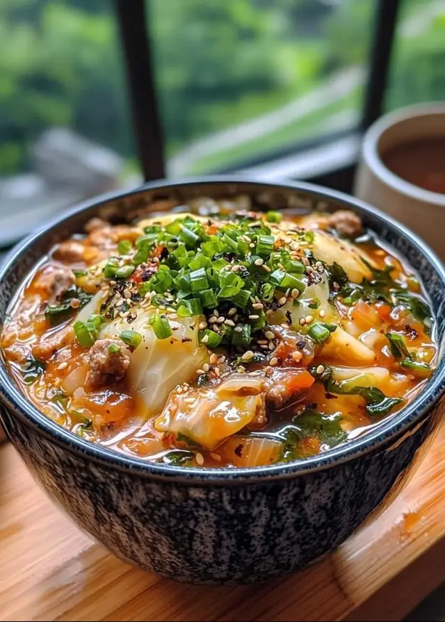 This low-calorie, veggie-packed soup is perfect for detoxing, boosting metabolism, and keeping you satisfied. Ingredients: 1 medium head of cabbage, chopped 1 large onion, chopped 2 large carrots, sliced 2 bell peppers (any color), chopped 3 celery stalks, chopped 1 can (14.5 oz) diced tomatoes 6 cups vegetable broth 2 cloves garlic, minced 1 tsp dried thyme 1/2 tsp ground turmeric (optional) 1/2 tsp black pepper Salt, to taste 1 tbsp lemon juice (optional, for brightness) Instructions: Prep the Vegetables: Chop all vegetables: cabbage, onion, carrots, bell peppers, and celery. Mince the garlic. Sauté the Onion and Garlic: In a large pot, heat 1 tbsp olive oil over medium heat. Add onion and garlic, cooking for 3 minutes until fragrant. Simmer the Soup: Add cabbage, carrots, bell peppers, celery, and diced tomatoes (with juice) to the pot. Pour in the vegetable broth. Stir in thyme, turmeric (if using), black pepper, and salt. Cook Until Tender: Bring to a boil, reduce heat, and simmer uncovered for 30-40 minutes, stirring occasionally, until vegetables are soft and flavors blend. Finish and Serve: Stir in lemon juice for a zesty kick (optional). Adjust salt and pepper to taste. Ladle into bowls and serve hot! Optional: Garnish with fresh parsley or cilantro for added flavor. #CabbageSoup #FatBurningSoup #HealthyRecipes #WeightLossSoup #DetoxSoup #LowCalorieMeals #PlantBasedDiet #SoupSeason #VeganFriendly #VegetarianMeals #CleanEating #NutritiousAndDelicious #HealthyComfortFood #VeggiePacked #CabbageLove #FitnessFood #MealPrepIdeas #EasyHealthyRecipes #LightAndHealthy #WellnessGoals