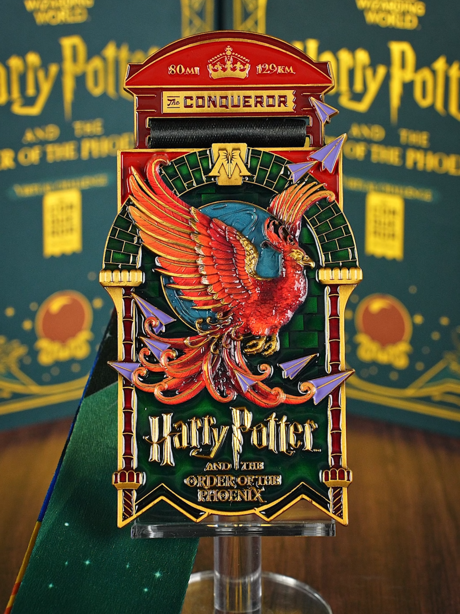 Would you join Dumbledore’s Army?  Discover Harry’s secret rebellion in the Order of the Phoenix™ Virtual Challenge! In this 80-mile (129-km) challenge, discover Harry’s 5th year, where Hogwarts™ becomes a place of control and resistance. When the Ministry denies Voldemort’s return, Harry and his friends secretly form Dumbledore’s Army™ to prepare for the battle no one else sees coming. Here's what awaits you in this challenge: 🗺️ 1 Custom Map inspired by key moments in the series. 📷 6 Virtual Postcards of iconic wizarding world locations. 🎴 8 Collectible Cards showcasing characters, magical objects, and Magical Creatures. 🎥 78 Stories to dive deeper into the adventure. 🚪 5 Behind the Magic insights, sharing secrets from the making of the movies. 🔮 3 Quizzes to test your magical knowledge.  🧹 3 Chances to catch The Golden Snitch™. 🏅 Brave challengers will earn a fiery medal featuring Fawkes™, Dumbledore’s™ phoenix — a symbol of the Order’s strength and resilience. Use the replica of Harry’s wand to retrieve the Reducto spell pendant hidden inside! 🧙🏼Heads up! These challenges are sequential, so start with Harry Potter and The Sorcerer’s Stone™ to unlock the rest of the series. Be the first to know when it goes live—join the notify list now 👉 link in bio ⬆️