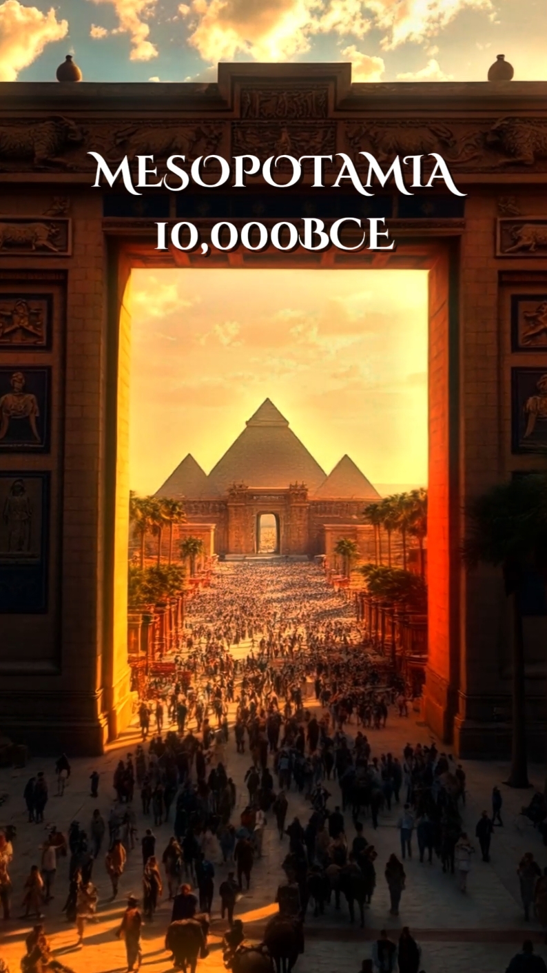 How was Mesopotamia in 10000BCE? Let me take you in to the past using time machine. #History 