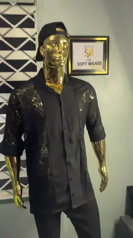 Black Vintage net shirt  #tailor #outfit #menoutfit #menvintageshirts #fyp 