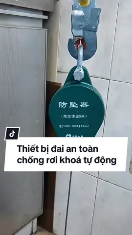 Thiết bị đai an toàn chống rơi khoá tự động #daiantoan #thietbichongroi #xuhuong 