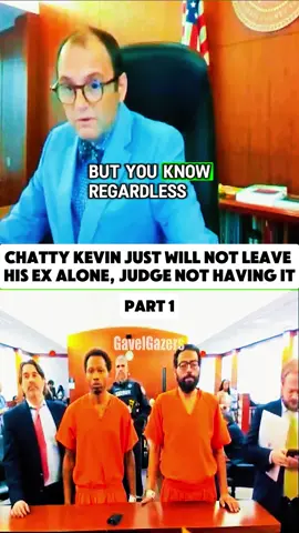 Chatty KEVIN Just Will Not Leave His Ex Alone, Judge Not Having It #court #courtroom #judge #law #viralvideo #fyp #trending #usa🇺🇸 #prison #arrest #criminal 