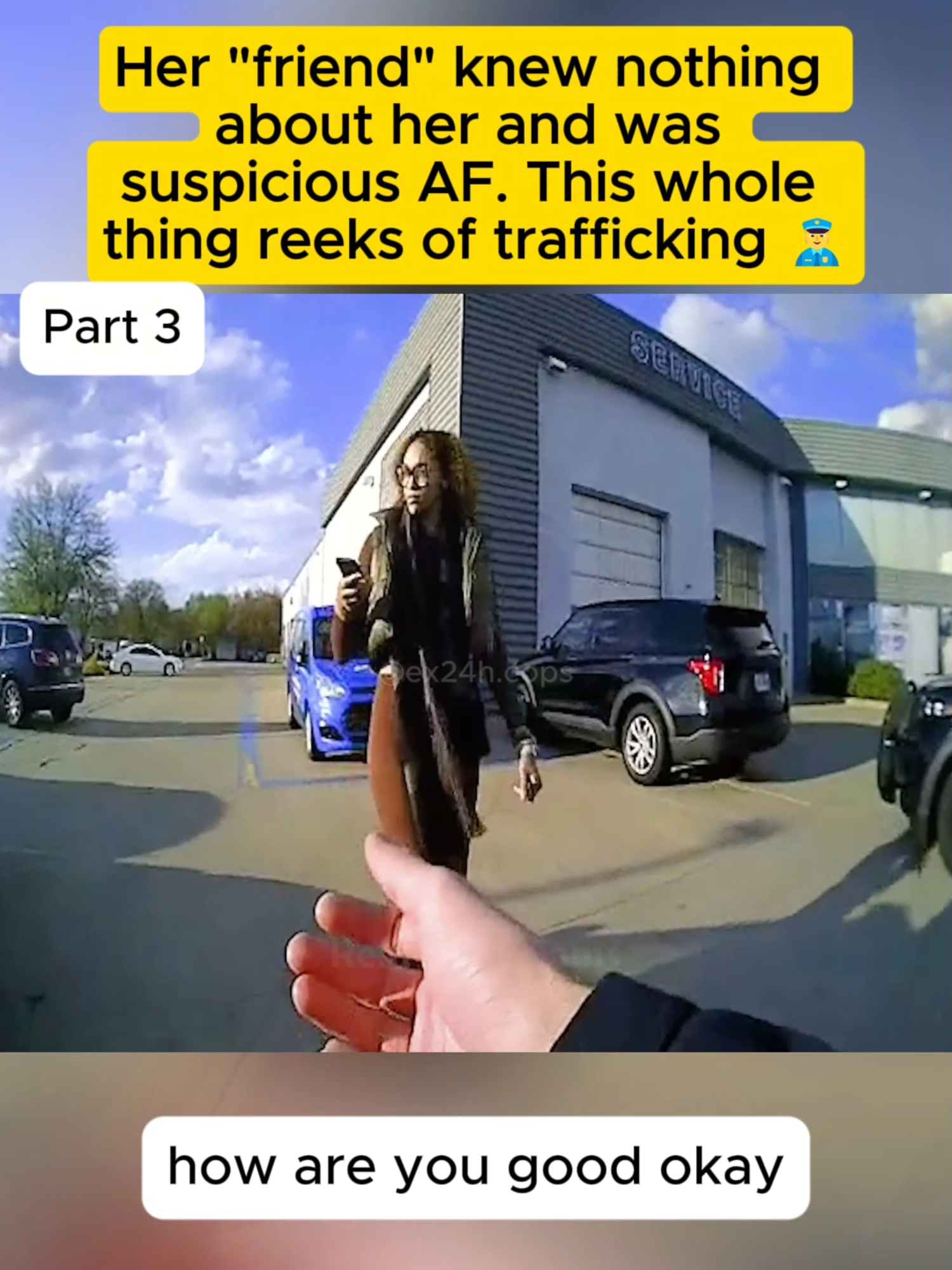 Just pitiful. I don’t even wanna ridicule this person. Whatever happened in her life has really screwed her up. I hope she gets the help she needs#cops #policeman #copsoftiktok👮‍♂️ #copsoftiktok #fyp #bodycam
