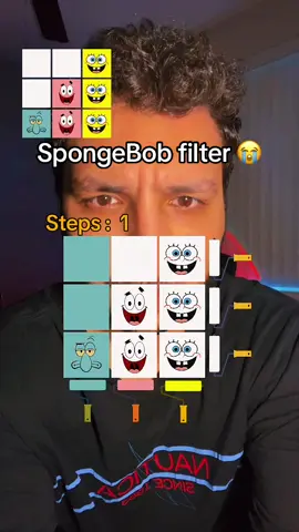 SpongeBob filter is so hard 😭 #spongebob #filter #game #filterchallenge 