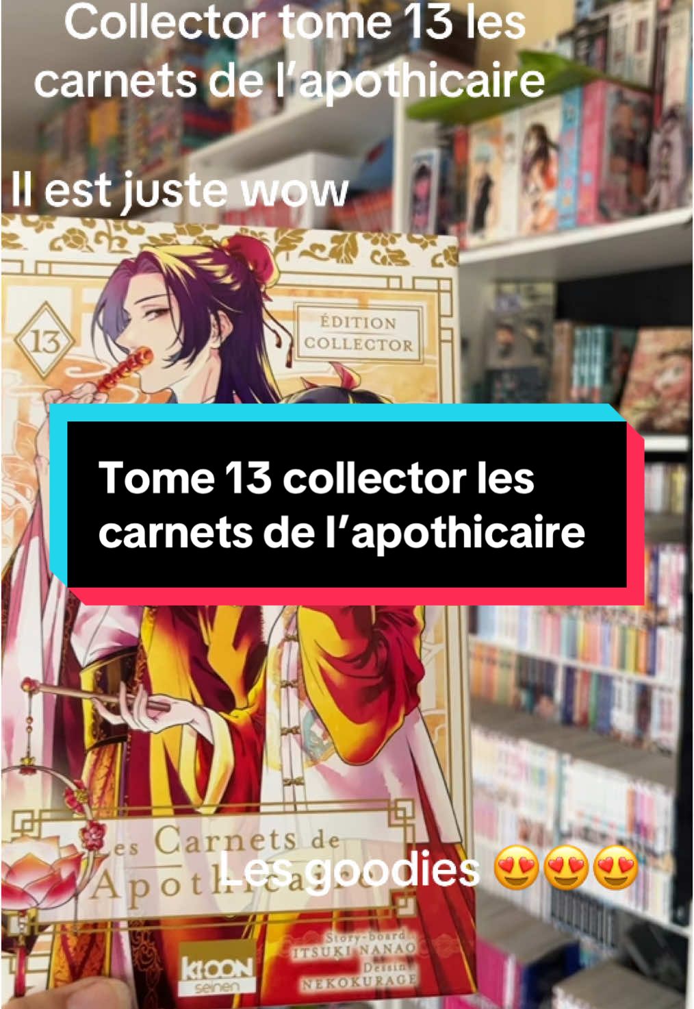 #unboxing #collector #lescarnetsdelapothicaire #komumanga #manga #kiooneditions #kioon 