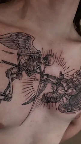 death is always above I drew this three hours before the session 🍷  #engravingtattoo #engraving #sanfrancisco #deathtattoo #tattooideas 