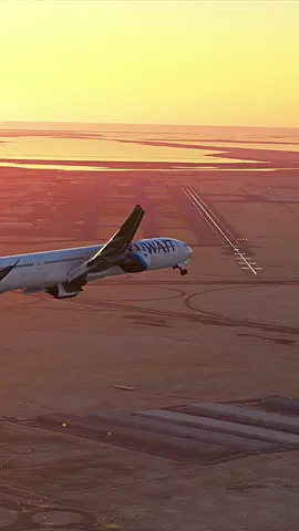 B777 Kuwait  • • #aviation #fly #flight #kuwait #landing #msfs2020 #viral 