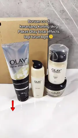 Beli di keranjang kuning sebelum kehabisan #olay #olaytotaleffects #olay7in1 #skincareroutine #antiaging #kulitkering #kulitberminyak #kulitkusam #kulitberjerawat #kulitkasar #cuantanpabatas 