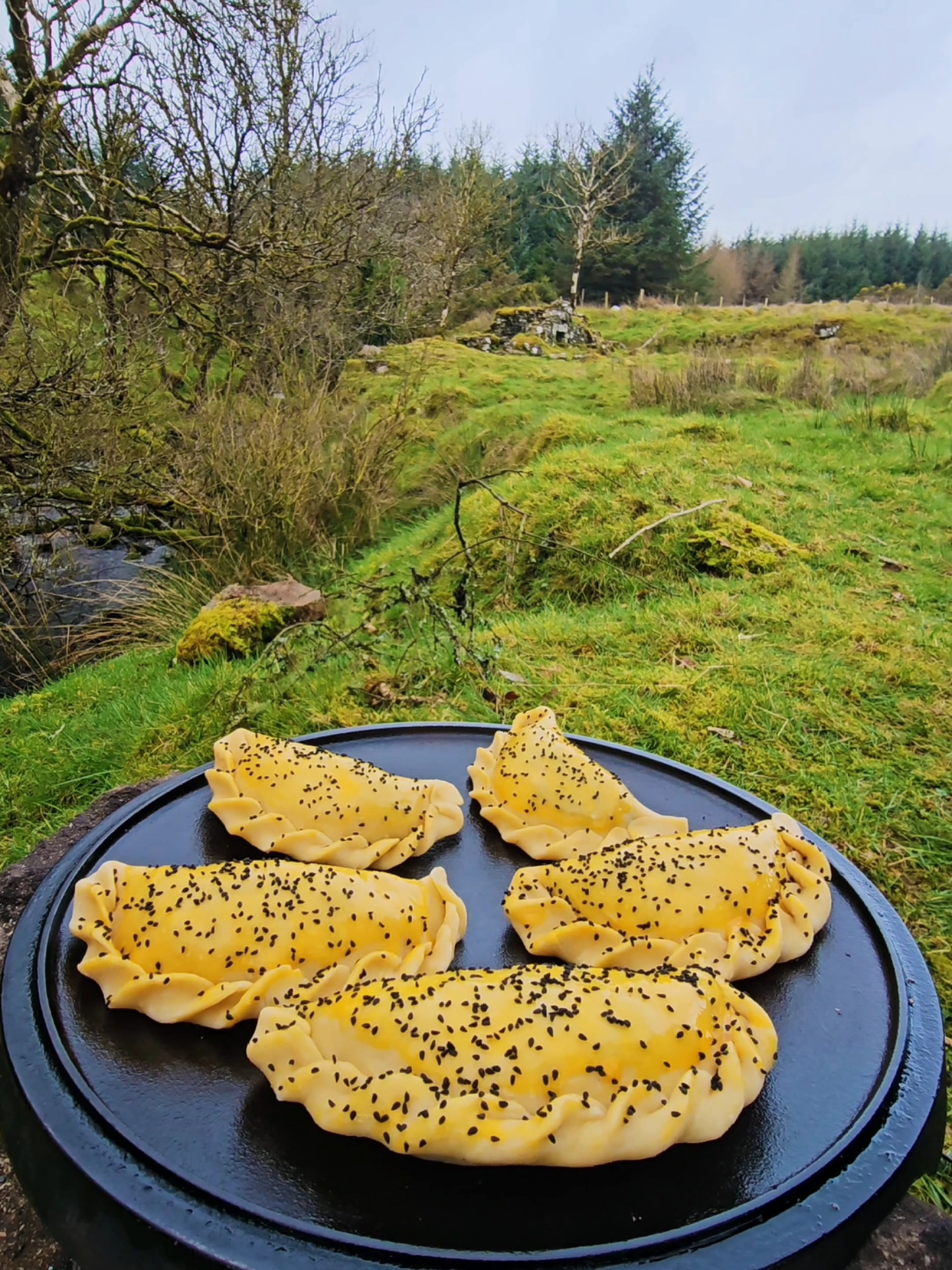 Empanadas on Steroids 😎 #fyp #asmr #food #cooking #nature #menwiththepot 