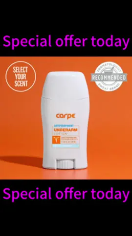 #carpe #deoderant #sweat #antiperspirant #hyperhydrosis #TikTokShop